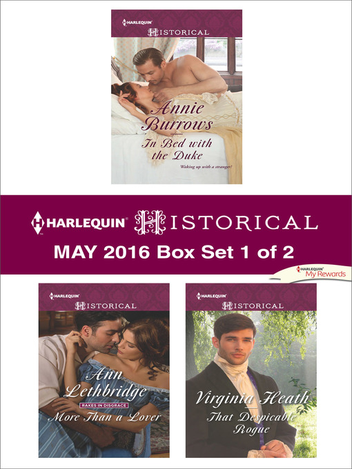 Title details for Harlequin Historical May 2016, Box Set 1 of 2 by Annie Burrows - Available